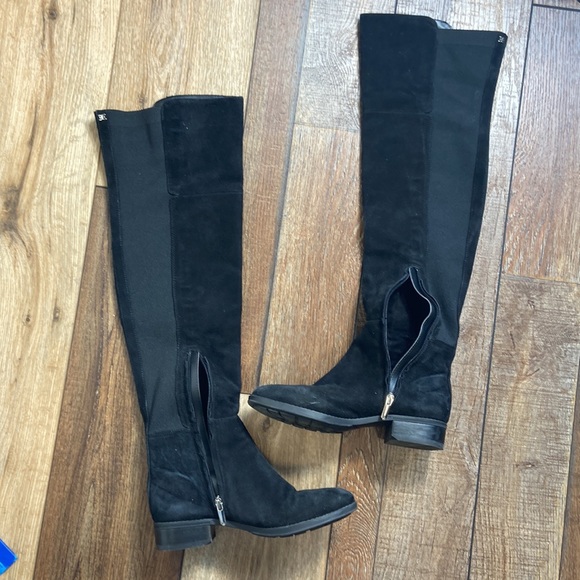 Sam Edelman Over the Knee Suede Stretch Boots Size 6 - Picture 4 of 13